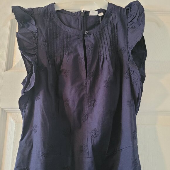 The Gap Navy blue eyelit maxi dress - Picture 1 of 7